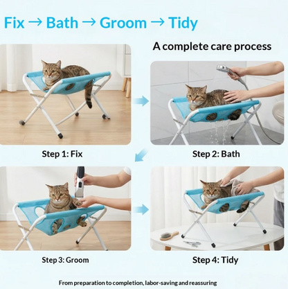 PawVia™ Pet Comfort Grooming Stand