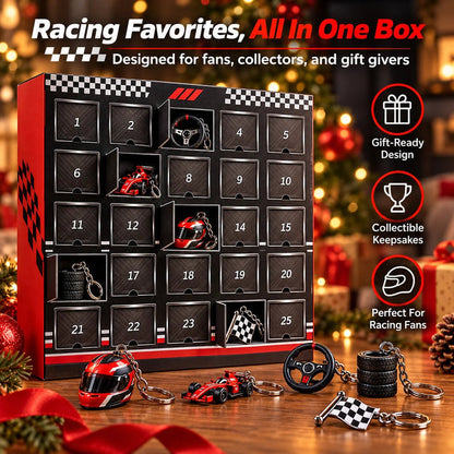 🏁 25-Day Formula Racing Advent Calendar – Ultimate Christmas Countdown for Racing Fans
