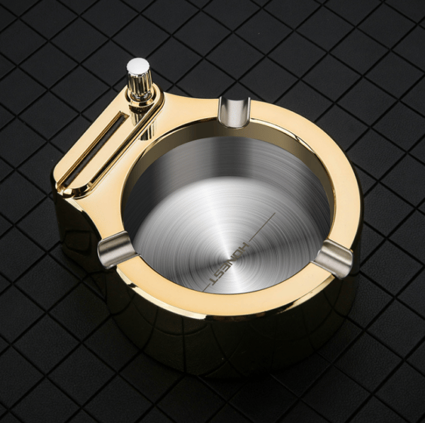 💥Retro Metal Ashtray Ten Thousand Match Lighter🔥