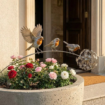 Handcrafted Kinetic Garden Stake