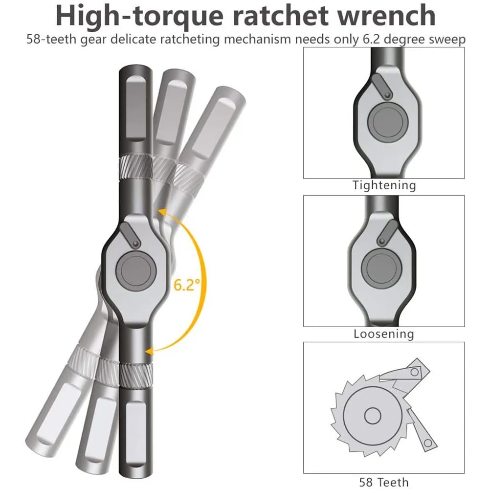 Hot Sell🔥🔥 24 In 1 Ratchet Screwdriver Tool Kits🧰!