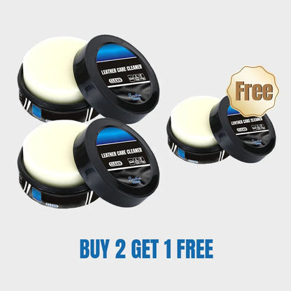 Cleaning and care cream & Cleaning paste for leather care