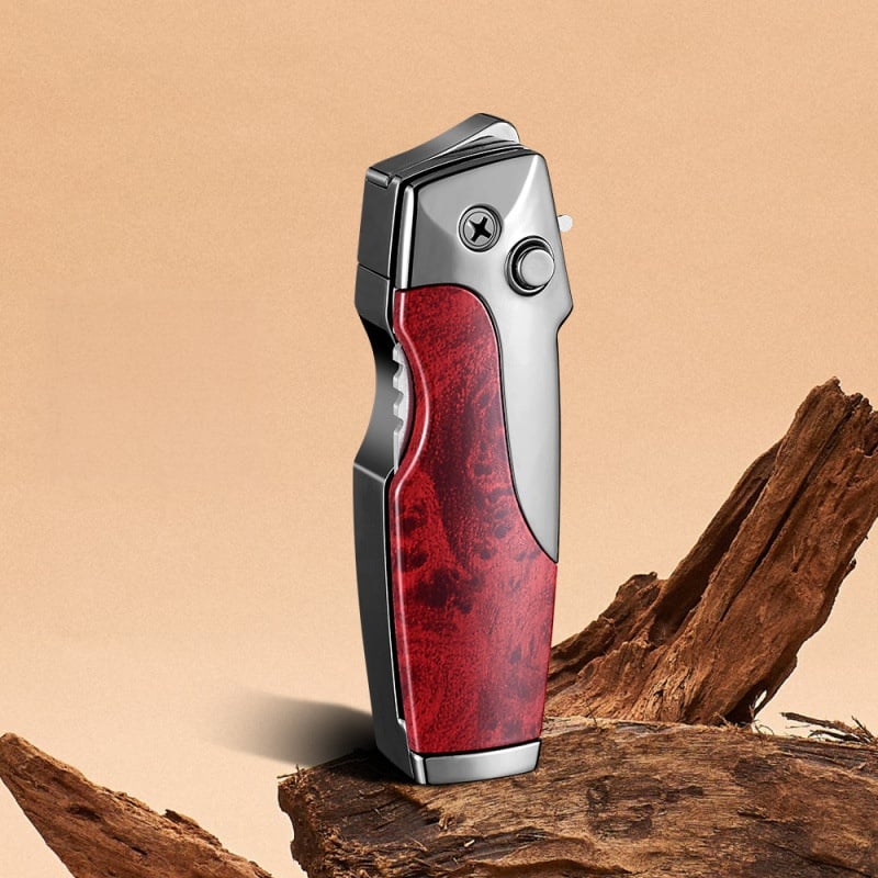 2-in-1 Tactical Folding Knife & Lighter