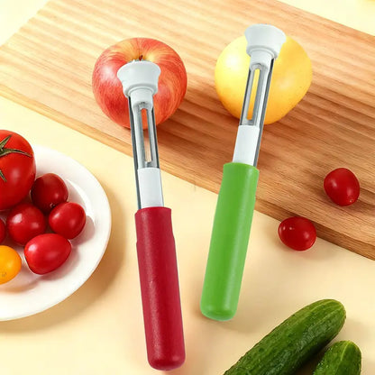 2 in 1 Apple Corer and Peeler, Apple Core Removal Tool, Stainless Steel Fruit Corer 🍎