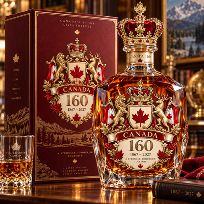 🍁🇨🇦 Canada 160 Collector Decanter ✨