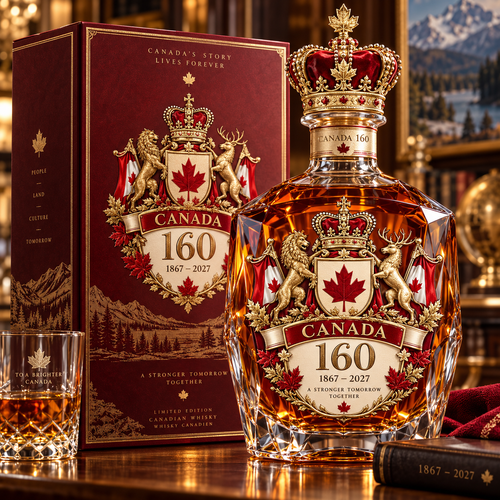 🍁🇨🇦 Canada 160 Collector Decanter ✨