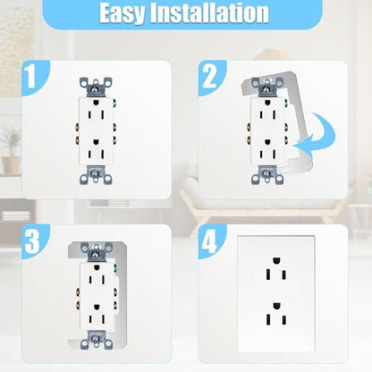 🔥Last Day 49% OFF-Wall Plate Spacers (Metal) – For Wall Outlet Repair and Securing Loose Outlets