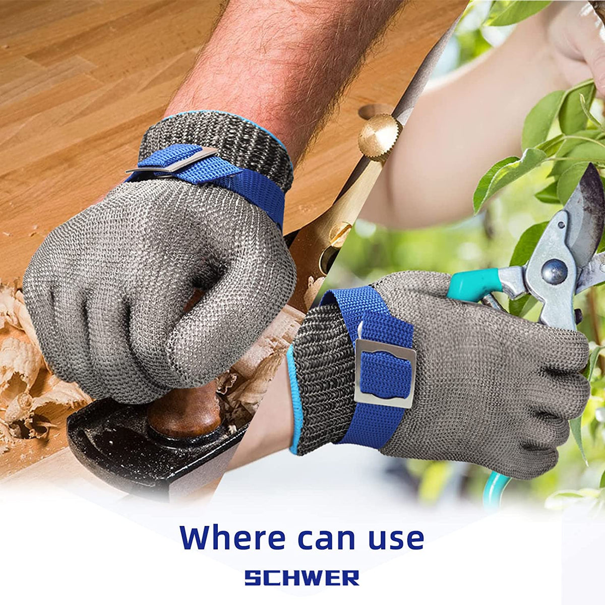 🧤 Stainless Steel Mesh Glove – Highest A9 cut level – Perfect for butchers & chefs – no more knife accidents! 🔪🚫