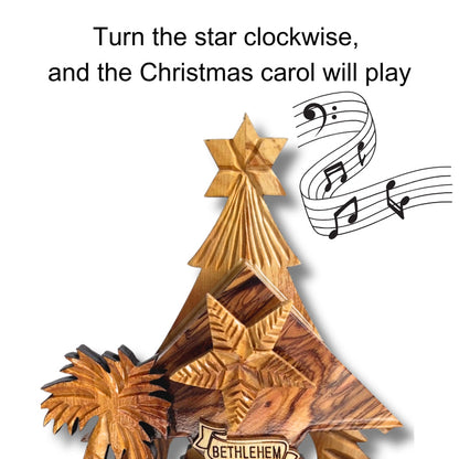 🔥Last Day 49% OFF🔥✝️ Holy Land Nativity Scene with Music Box