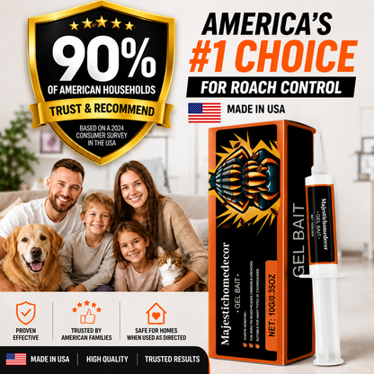 💥 [2026 Upgraded Formula] Professional Cockroach Gel Bait – Eliminates Entire Nest