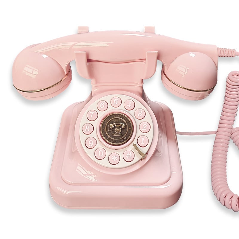 ☎️🌈 Vintage Old Fashioned Telephone with Speakerphone & Volume Control 📞