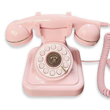 ☎️🌈 Vintage Old Fashioned Telephone with Speakerphone & Volume Control 📞