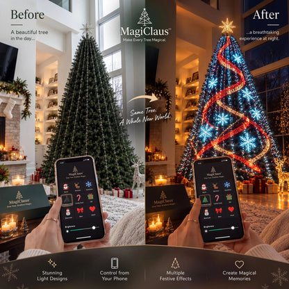 ⚡️FREE SHIPPING🔥-Smart Animated Christmas Tree Lights – App-Controlled LED Effects