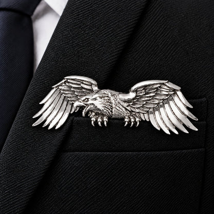 🌟 Luxury Sculpted Animal Brooch – Premium Statement Piece for Suits & Blazers