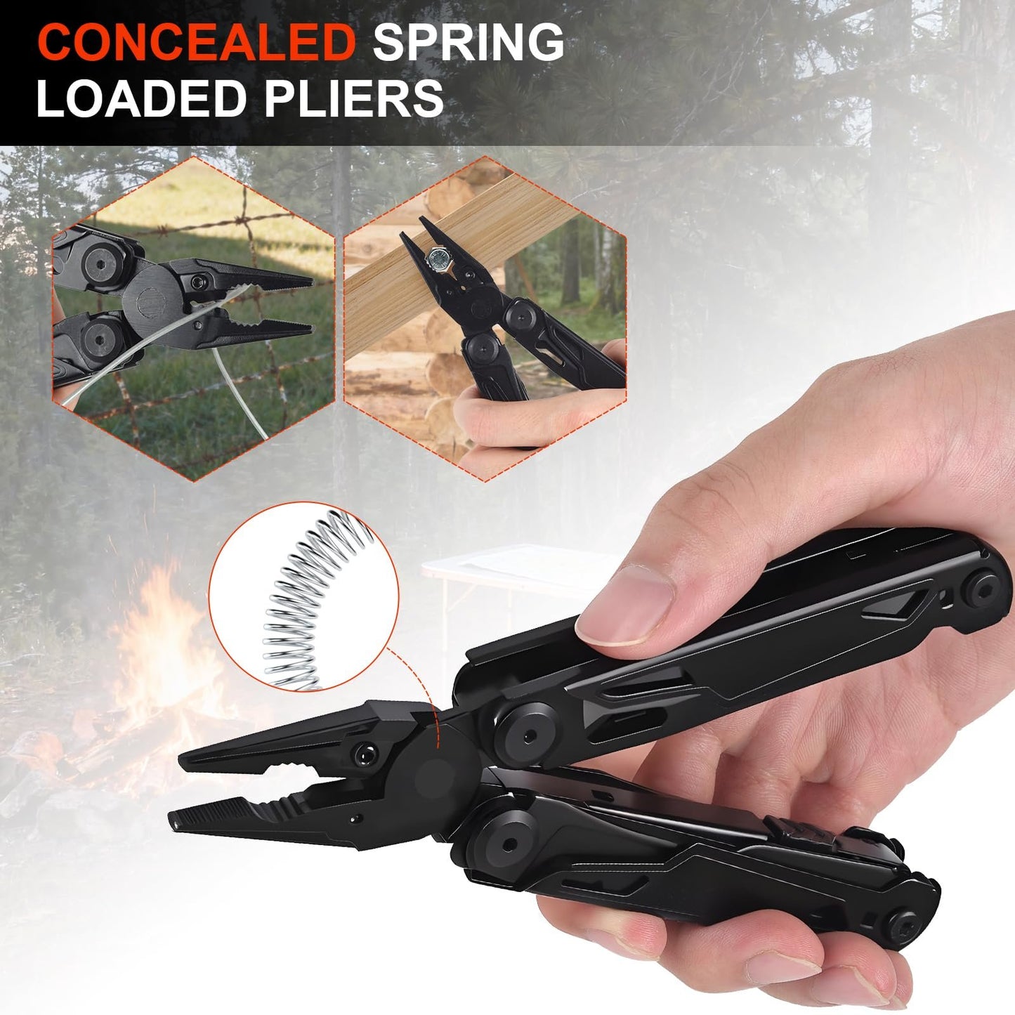28-in-1 Stainless Steel Multi-Tool