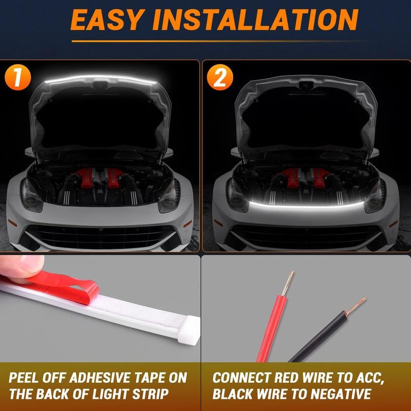 High Brightness Automotive Hood Gap LED Strip