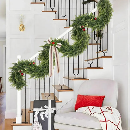 🎁Hot Sale Promotion 49% OFF🔥5-6 FT Christmas Cedar Garland for Mantle