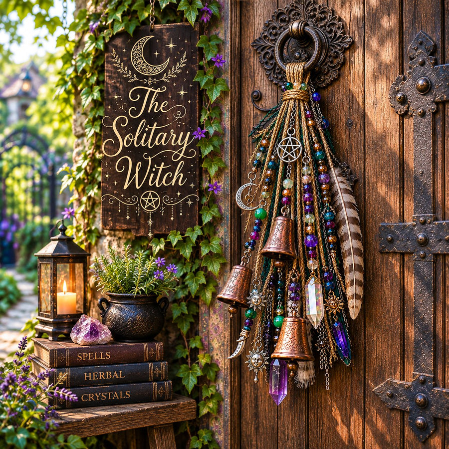 Purple Witchy Door Charm color option