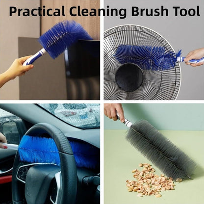 Flexible Fan Dusting Brush Non-Disassembly Fan Cleaning Brush