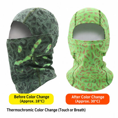 VOID V2 Reversible Thermal Balaclava Thermochromic Color Shift Face Mask for Outdoor Sports & Avant-Garde Street Style