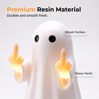 👻Ghost Wall Light - Cute Ghost Night Light with Middle Finger Gesture