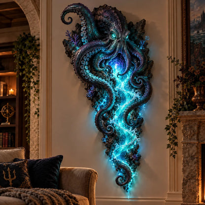 ⏰ Limited Stock 50% OFF - 🌊✨ Enchanted Ocean Legends™ Lighted Wall Décor Collection 🐋🧜‍♀️
