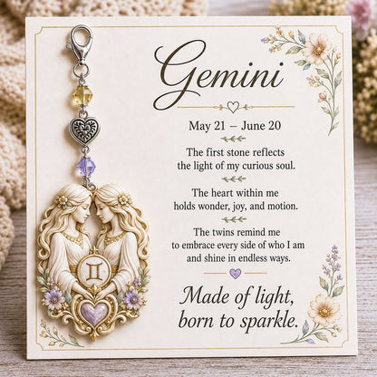 🔥Zodiac Charm Commemorative Card 🌙💎