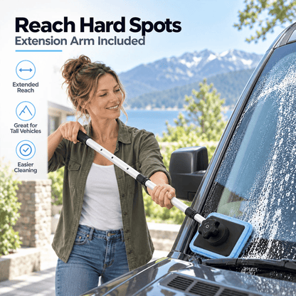 Dual Magnetic Car Windshield Cleaner | Streak-Free Auto Glass Cleaning Kit