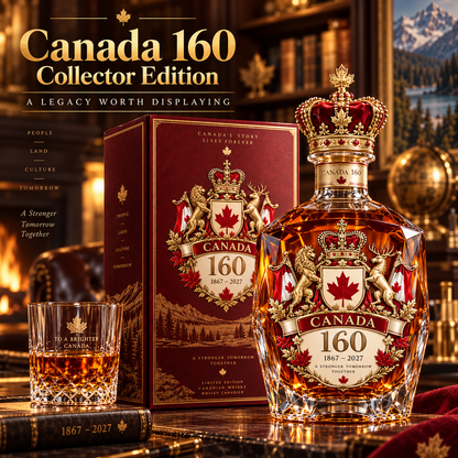 🍁🇨🇦 Canada 160 Collector Decanter ✨
