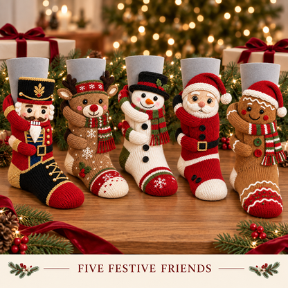 The best gift—3D Christmas Hugging Christmas Socks