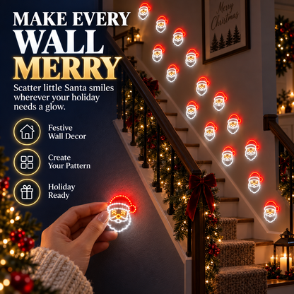 🔥Christmas early bird price-🎅Santa Mini LED Wall Light Set（10PCS）