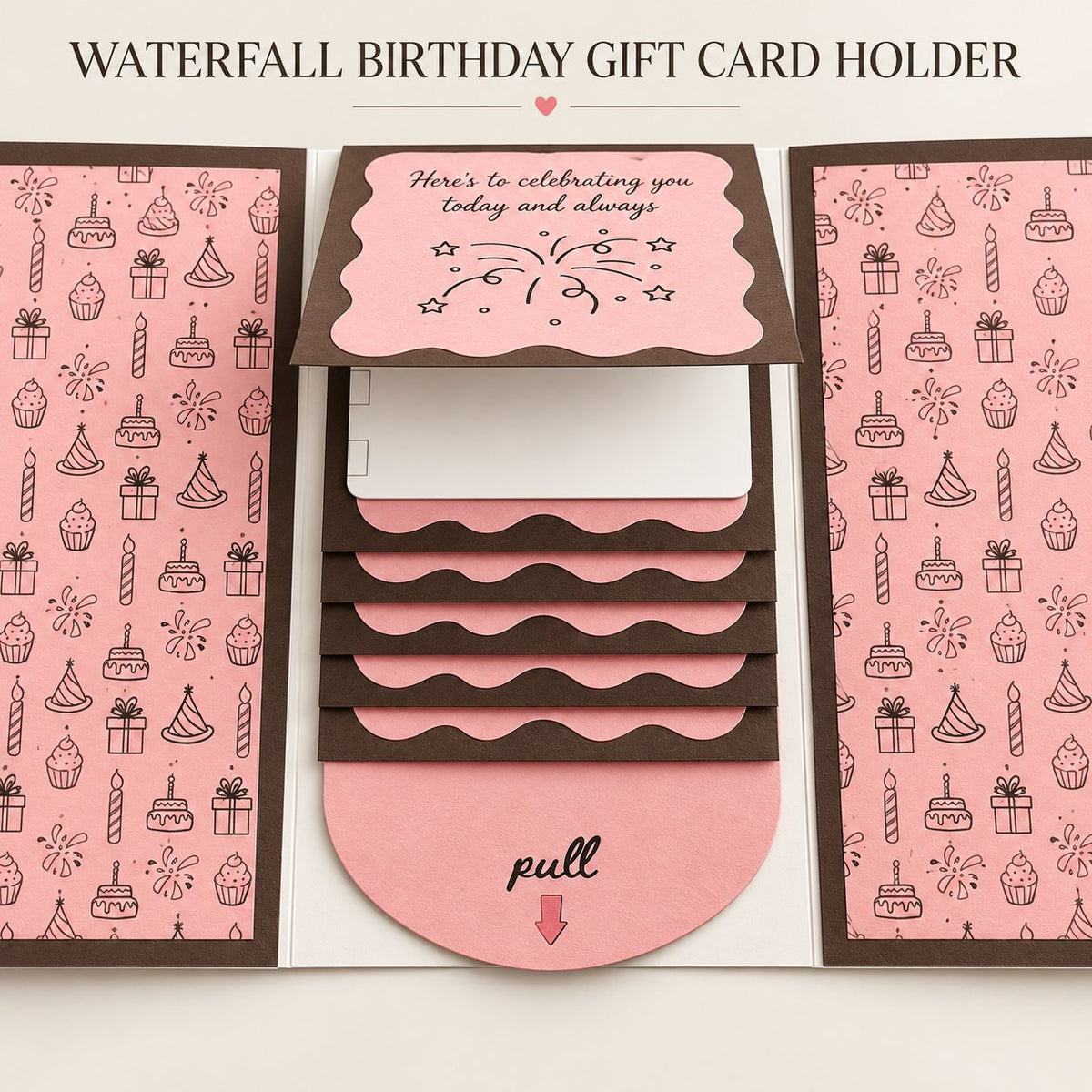 ⏰ LAST DAY 50% OFF - 2026 New 🎅💳 Waterfall Christmas Gift Card Booklet ✨