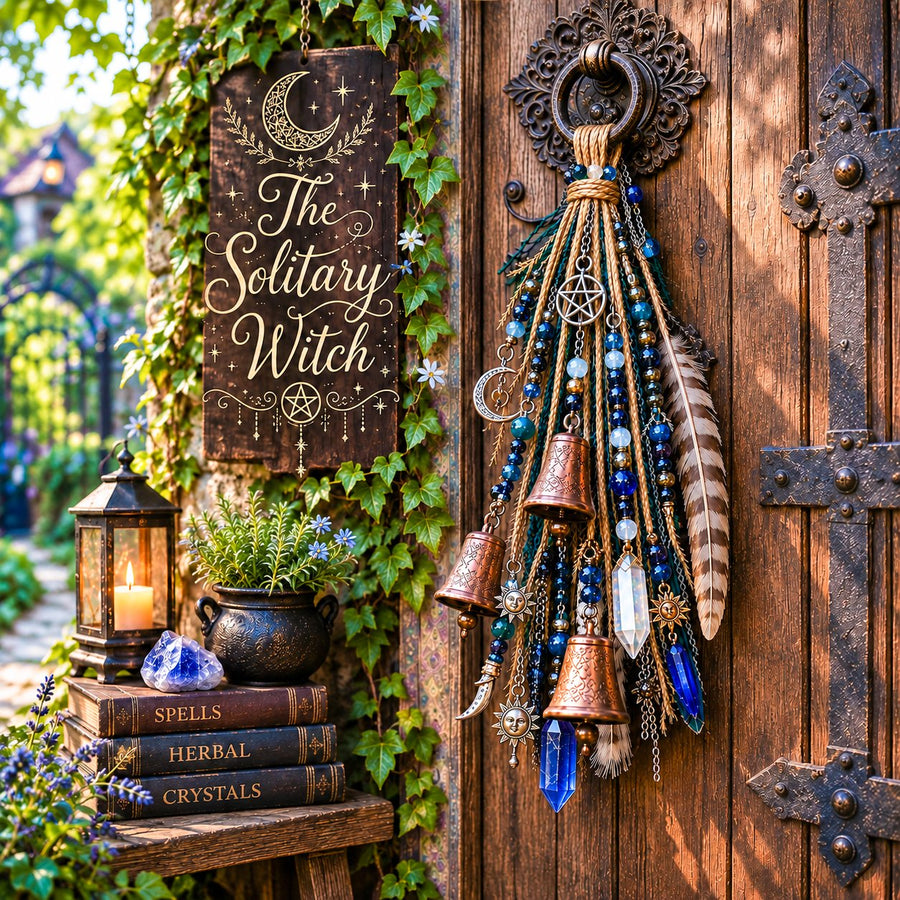 Blue Witchy Door Charm color option