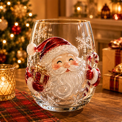 🎅 Magical Christmas 3D Glass Cup Collection