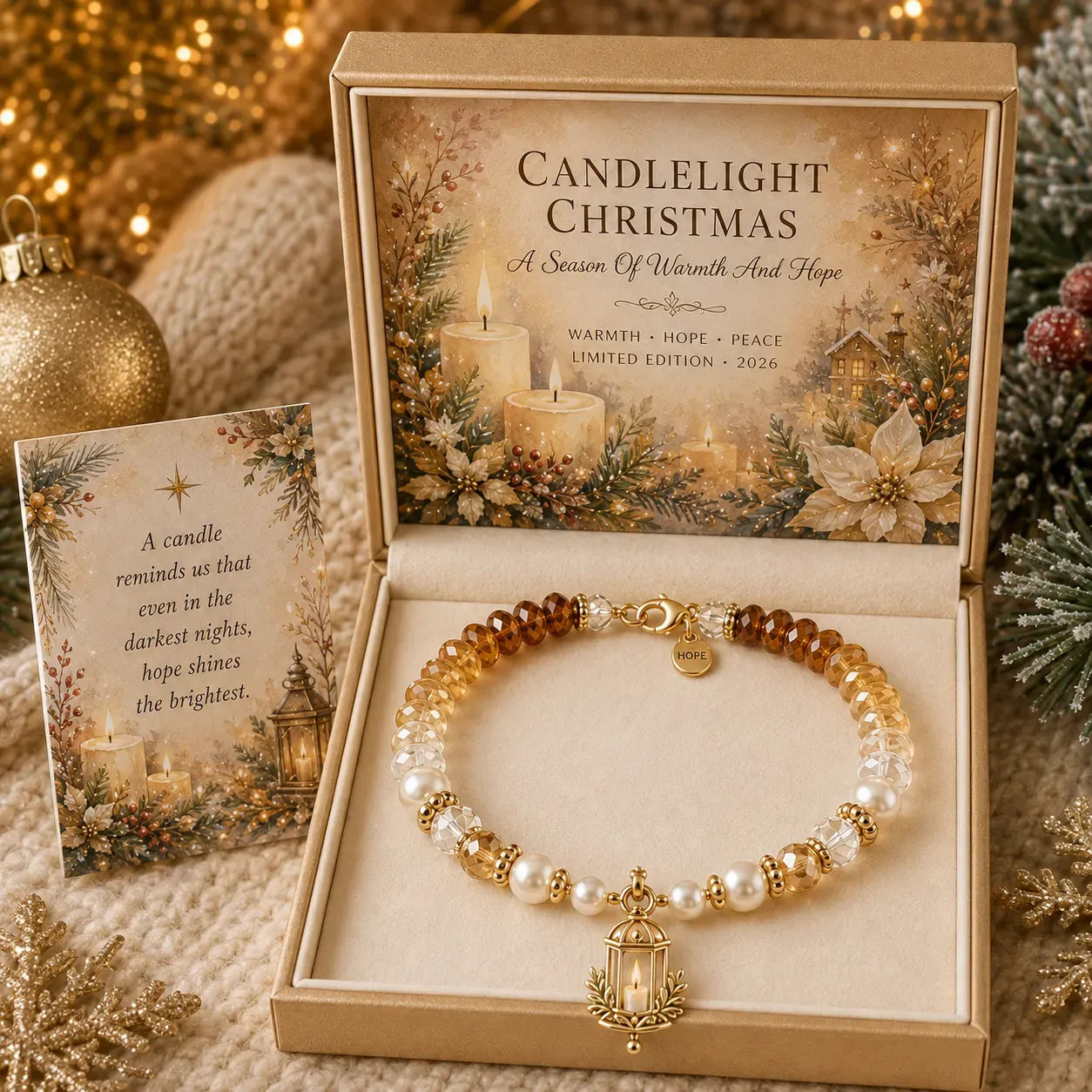 ⏳ LAST DAY 49% OFF — ✝️ Christmas Blessings Bracelet Set 🎄 | Wear the Faith. Share the Blessing