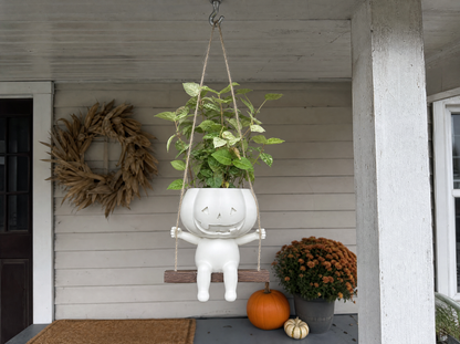 Halloween Early Bird Sale |49% OFF-Swing Pumpkin Flower Pot🎃