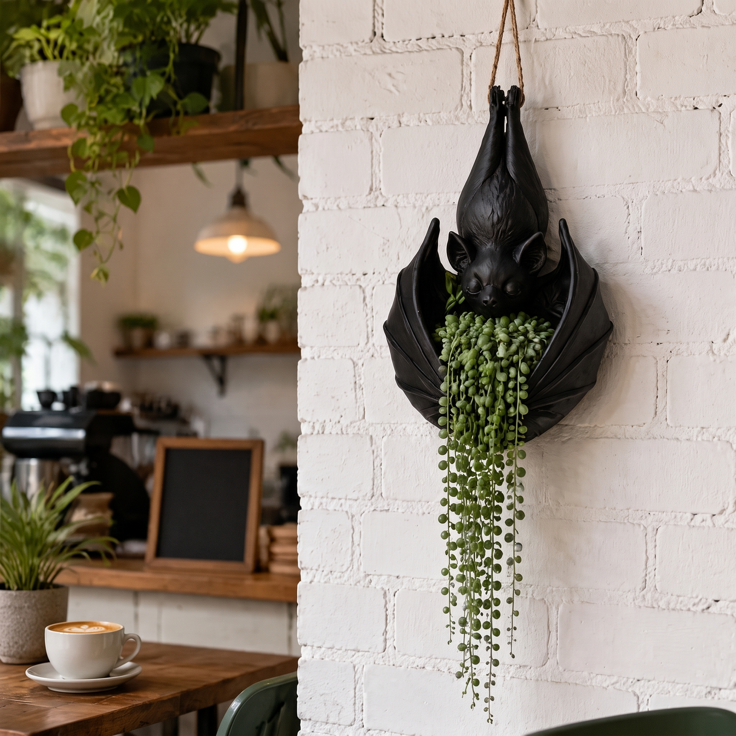 Halloween Early Bird Sale |49% OFF-Hanging Bat Plant Pot🦇