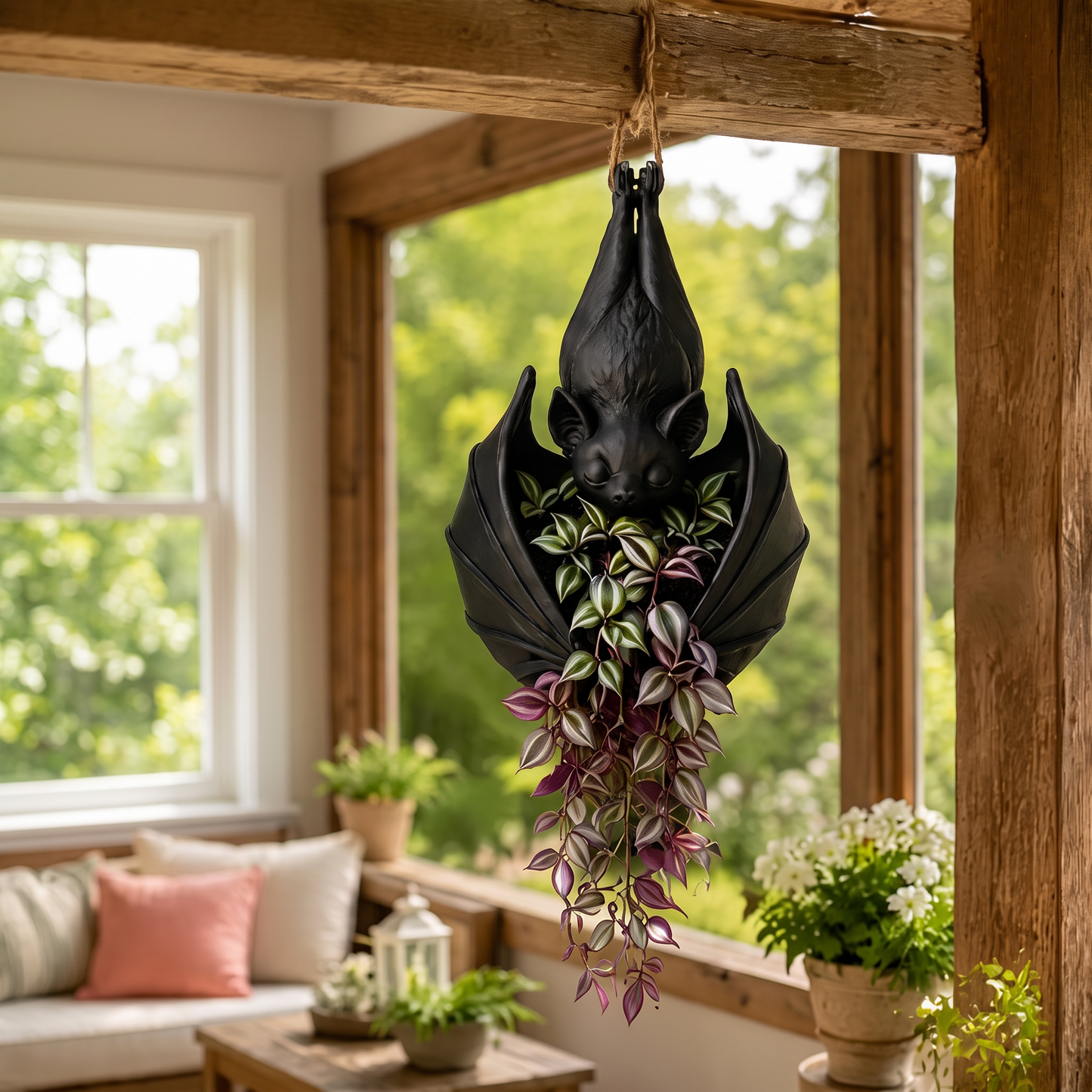 Halloween Early Bird Sale |49% OFF-Hanging Bat Plant Pot🦇