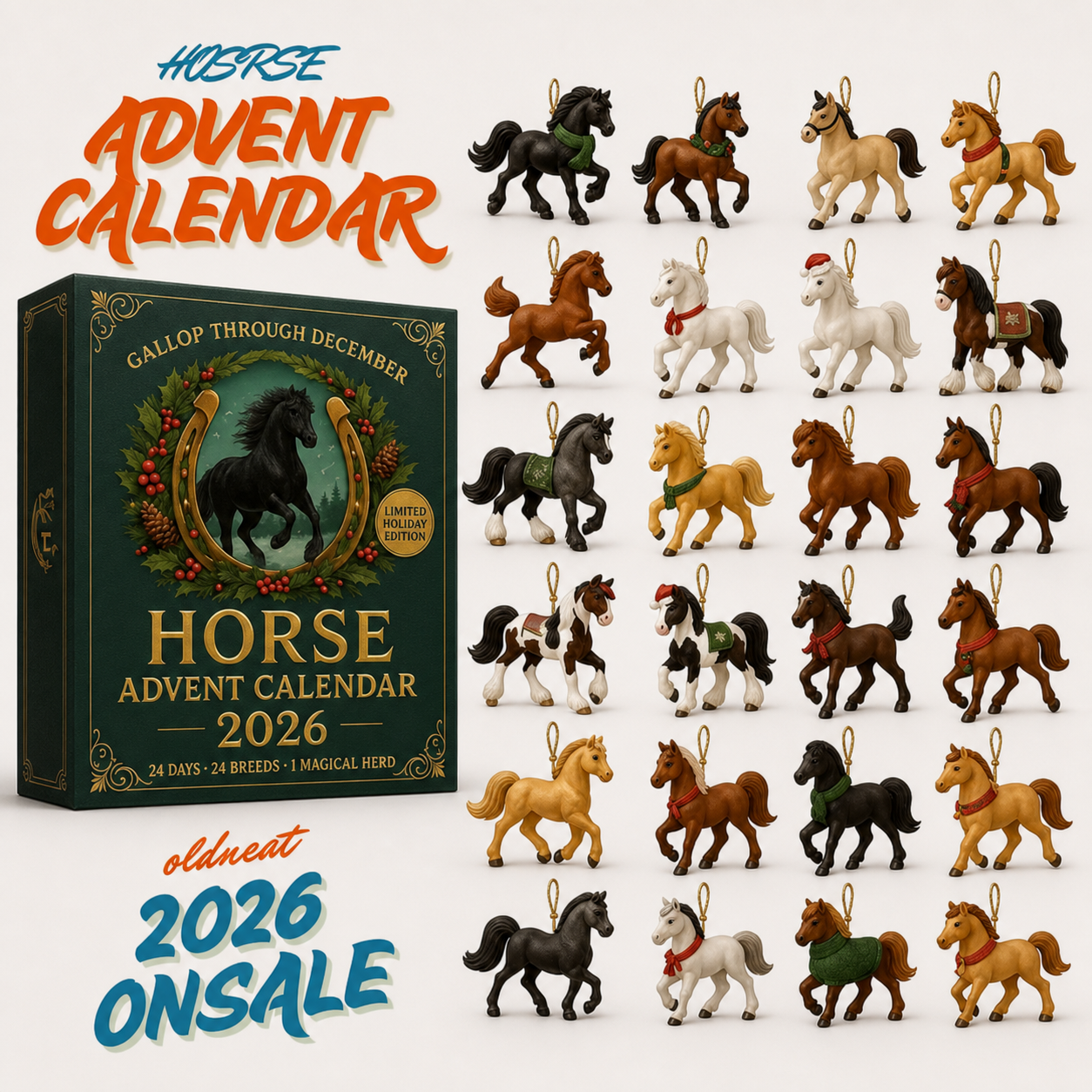 🐎Gallop Through December – Horse Advent Calendar 2026