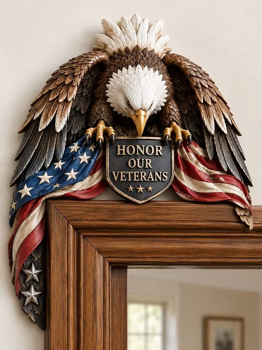 Patriotic Eagle Door Frame Decor