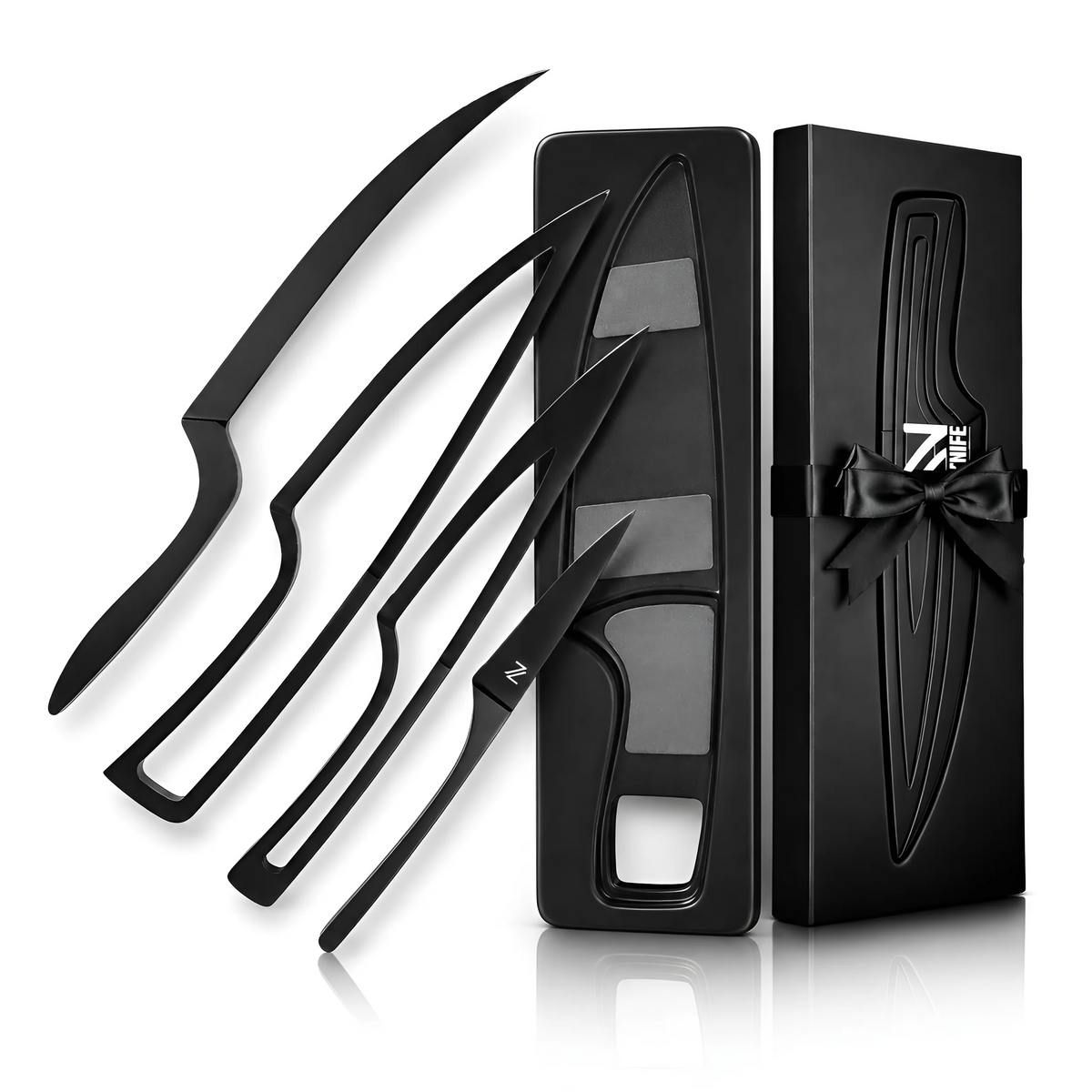 Luxury 4 in 1 Stainless Steel Knife Set