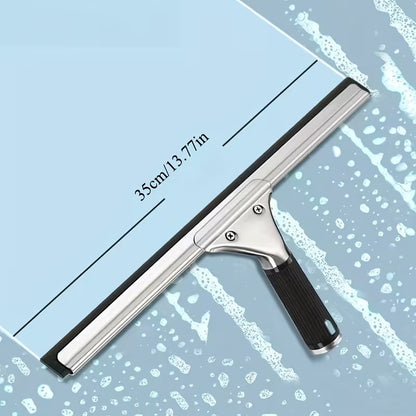 2pcs Streak-Free Window Cleaning Tool with Squeegee And Cloths
