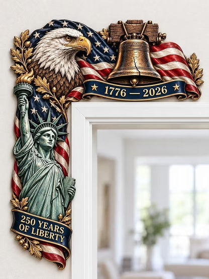 Patriotic Eagle Door Frame Decor