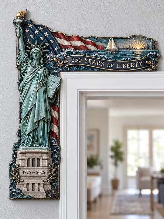 Patriotic Eagle Door Frame Decor