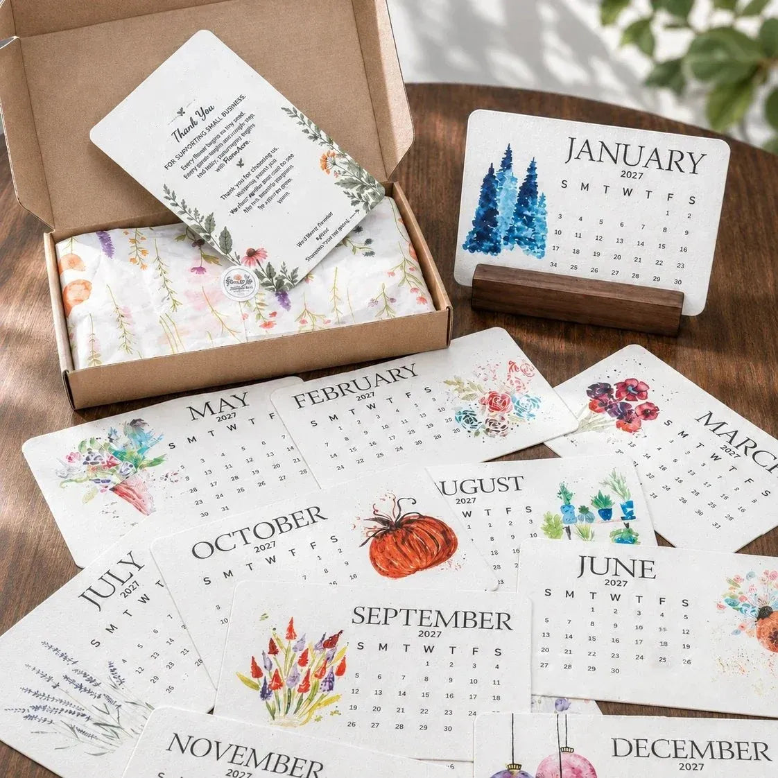 ✨🏆early Holiday Sale 49% Off🌱eco-friendly Plantable “timeless” Seed Calendar 2027