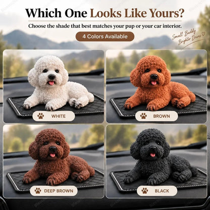 Poodle Car Ornament – The Cutest Dashboard Upgrade 🐶✨