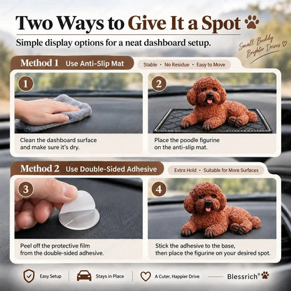 Poodle Car Ornament – The Cutest Dashboard Upgrade 🐶✨