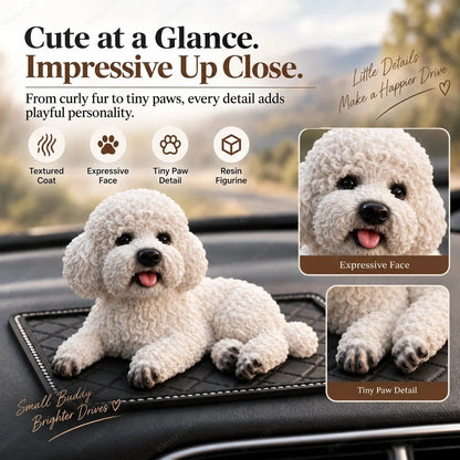 Poodle Car Ornament – The Cutest Dashboard Upgrade 🐶✨