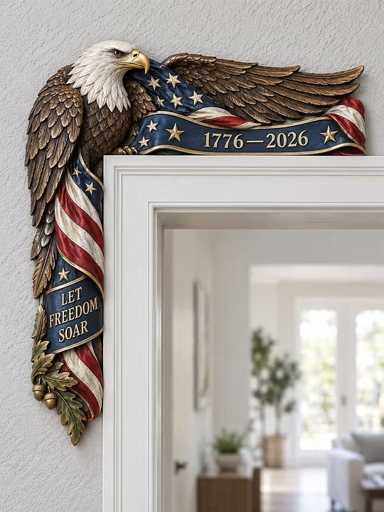 Patriotic Eagle Door Frame Decor
