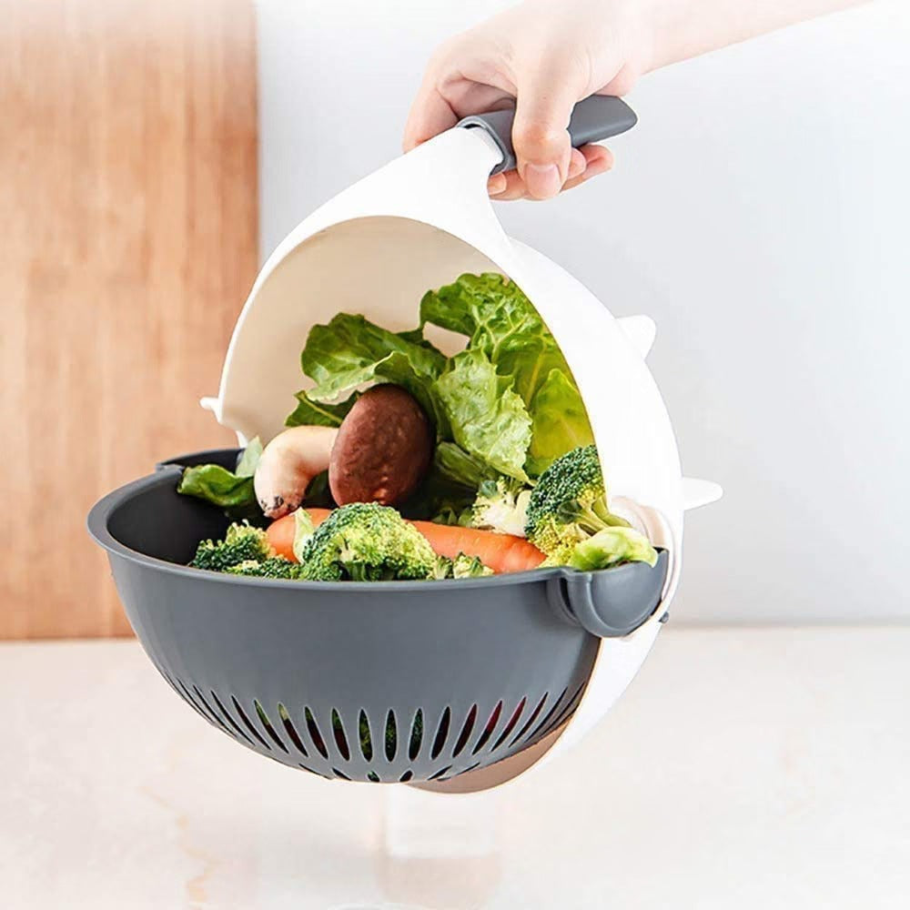 9-in-1 Vegetable Prep Station – Cutter & Drain Basket — product view 7
